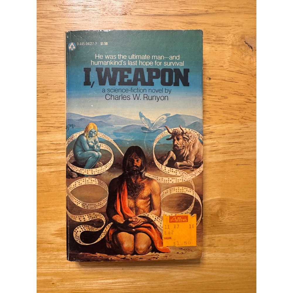 I WEAPON Science Fiction Novel by Charles W Runyon Popular Library 1977